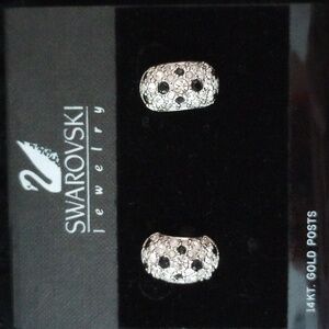 Swarovski Crystal Pierced Earrings